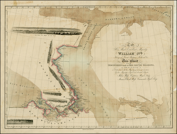 46-Polar Maps and Canada Map By E.H. Ross