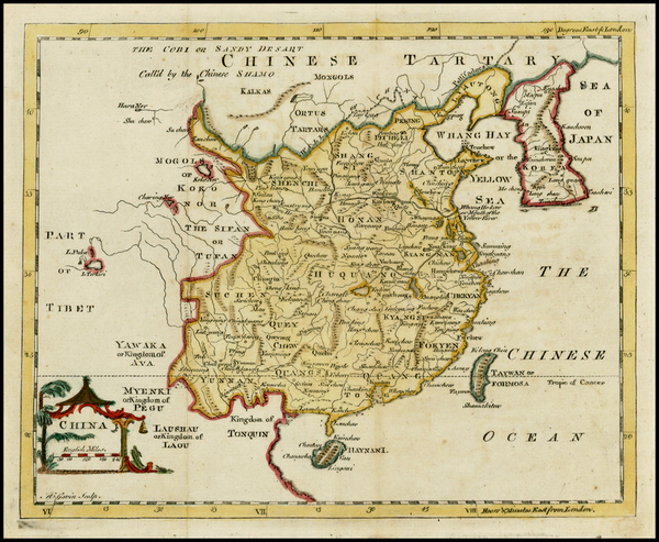61-China and Korea Map By Hector Gavin