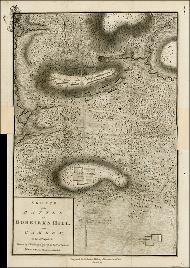 37-Southeast and South Carolina Map By Charles Stedman / William Faden