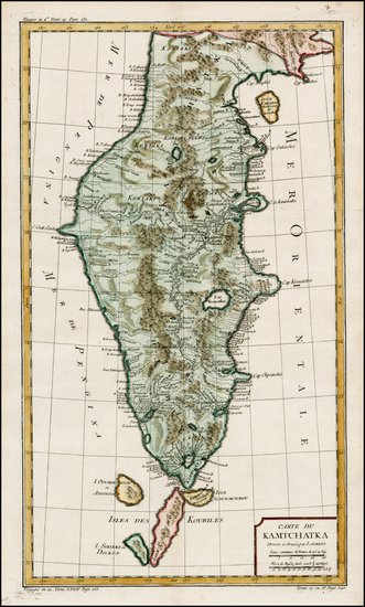 25-Japan and Russia in Asia Map By Jacques Nicolas Bellin