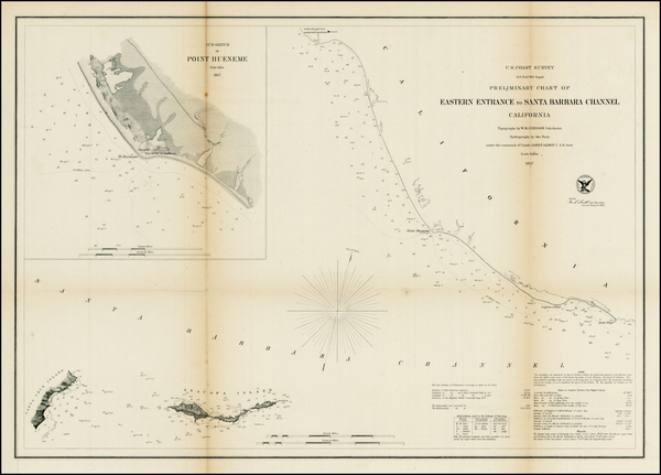 55-California Map By United States Coast Survey