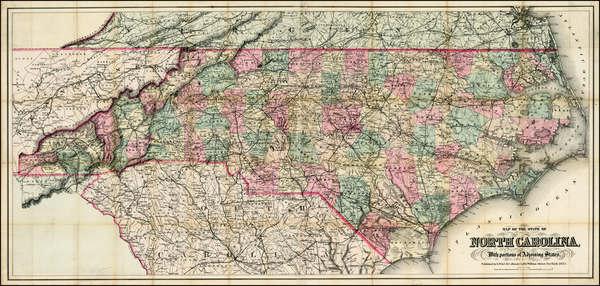 11-Southeast Map By G.W.  & C.B. Colton