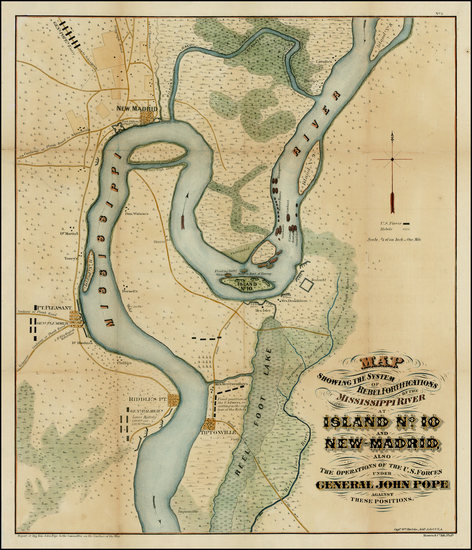 98-South and Plains Map By United States War Dept.