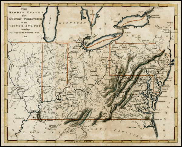 26-Mid-Atlantic, Southeast and Midwest Map By Carey  &  Warner