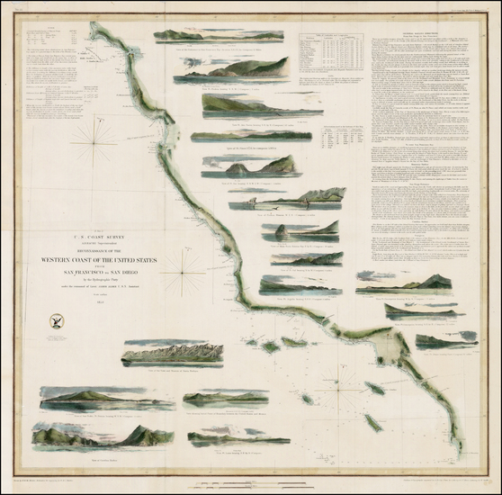 8-California Map By United States Coast Survey