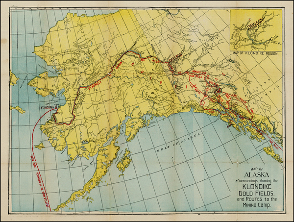 70-Alaska and Canada Map By Anonymous