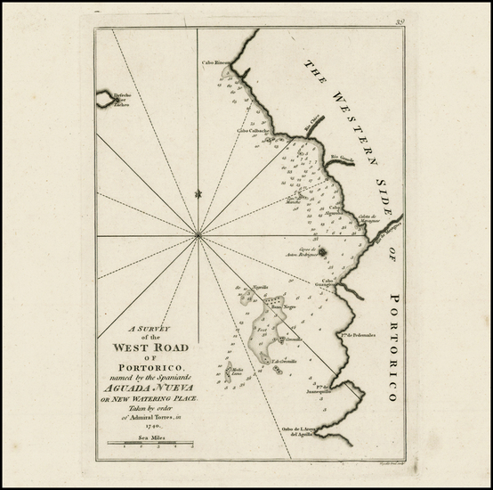 87-Caribbean Map By Sayer & Bennett