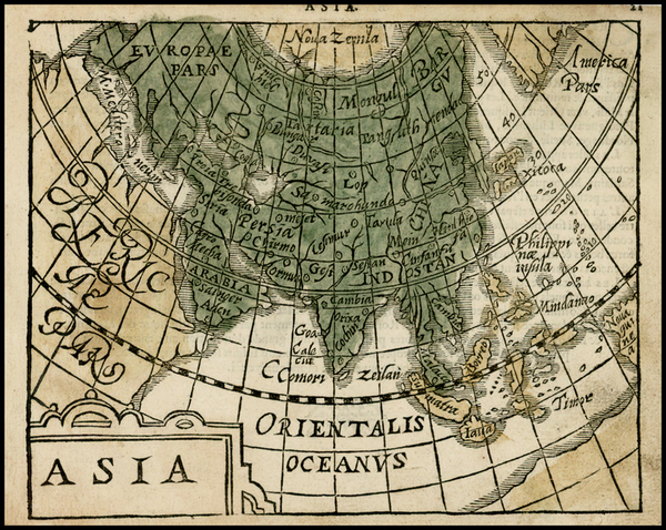 14-Asia, Asia, China, Korea, Southeast Asia, Philippines, Middle East and Australia Map By Zachari