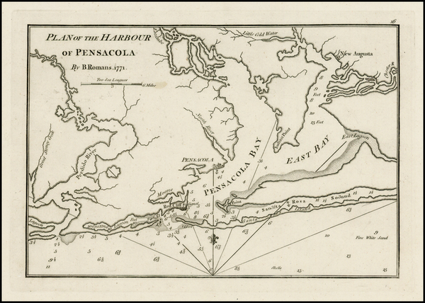 81-Florida Map By Sayer & Bennett