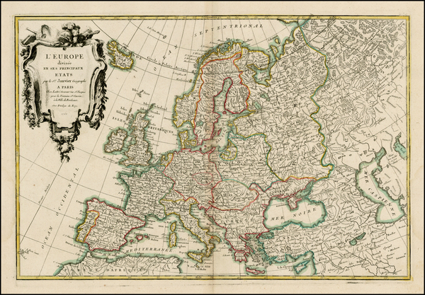 56-Europe and Europe Map By Jean Janvier / Jean Lattré