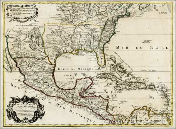 35-South, Southeast, Texas, Midwest, Plains, Southwest, Rocky Mountains and Mexico Map By Guillaum