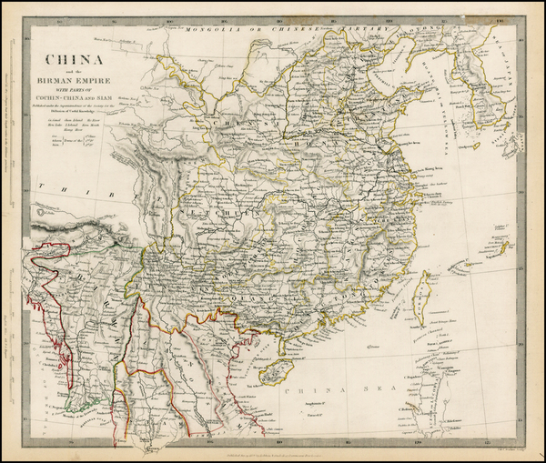 72-China and Korea Map By SDUK