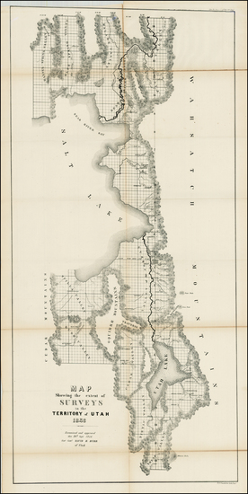 62-Southwest and Rocky Mountains Map By U.S. Surveyor General