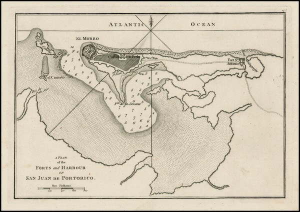 12-Caribbean Map By Sayer & Bennett