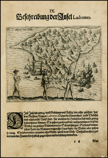 32-Southeast Asia and Other Islands Map By Theodor De Bry