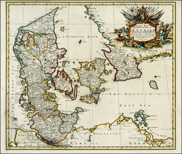 84-Scandinavia Map By John Senex