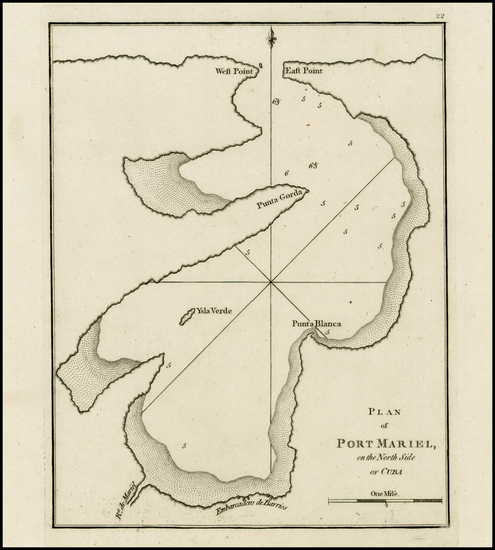 72-Caribbean and Cuba Map By Sayer & Bennett