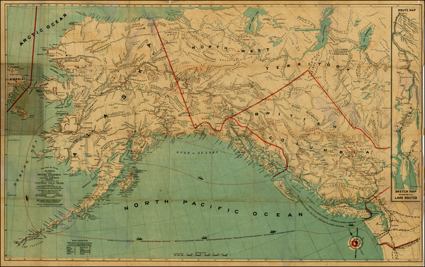 64-Alaska and Canada Map By J.J. Millroy