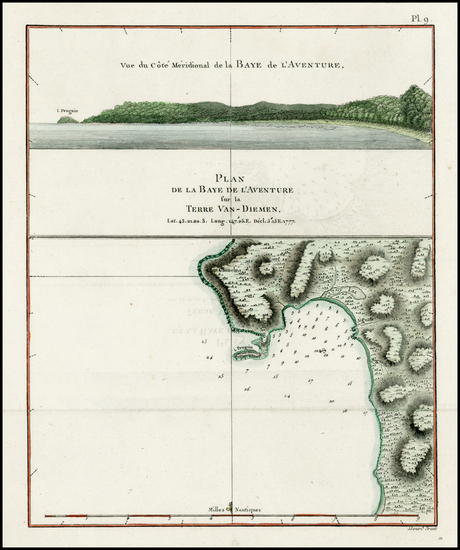 2-Australia Map By James Cook