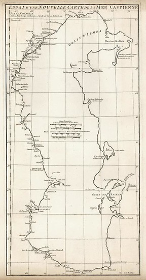 25-Asia and Russia in Asia Map By Jean-Baptiste Bourguignon d'Anville