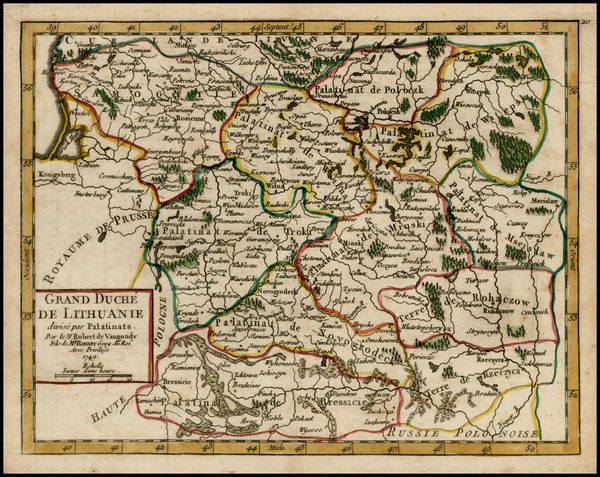 10-Poland and Baltic Countries Map By Didier Robert de Vaugondy