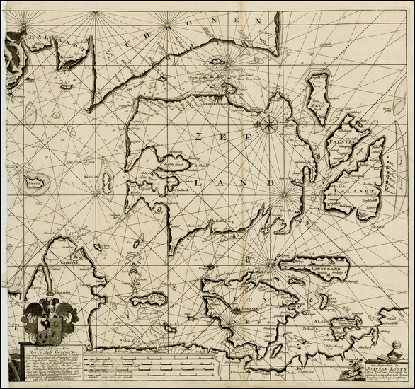 65-Baltic Countries and Scandinavia Map By Johannes Loots