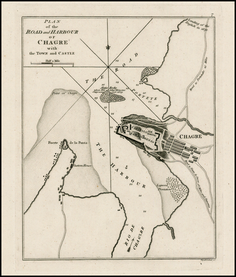 55-Central America Map By Sayer & Bennett