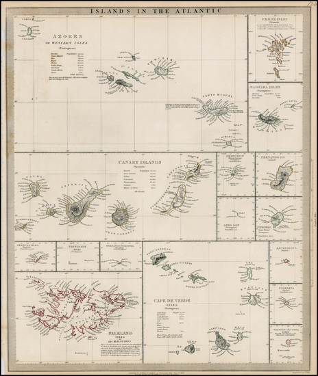 58-Atlantic Ocean, British Isles and Balearic Islands Map By SDUK