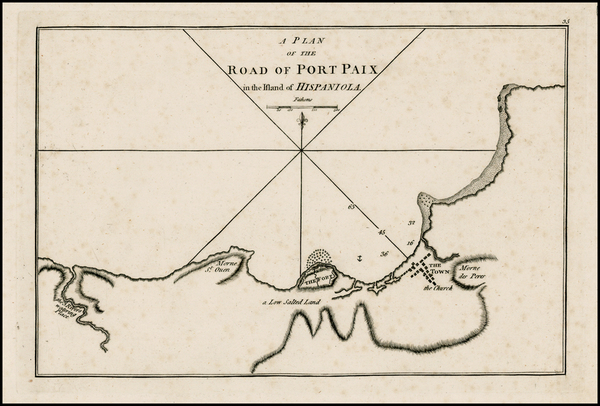 22-Hispaniola Map By Sayer & Bennett