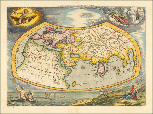 46-World and World Map By  Gerard Mercator