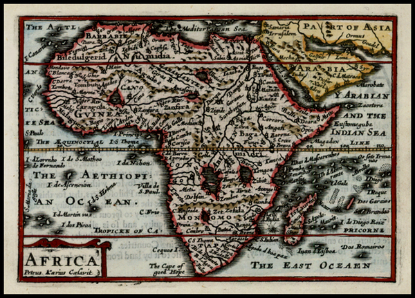 82-Africa and Africa Map By John Speed