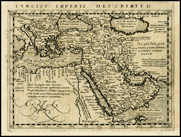 75-Turkey, Central Asia & Caucasus, Middle East, Turkey & Asia Minor and Greece Map By Gio