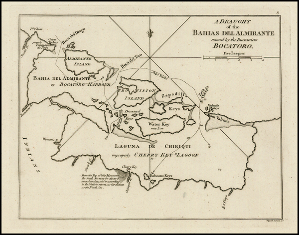 94-Caribbean Map By Sayer & Bennett