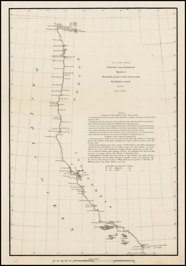 42-California Map By United States Coast Survey