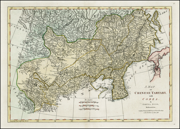 53-China, Korea and Central Asia & Caucasus Map By Samuel Dunn