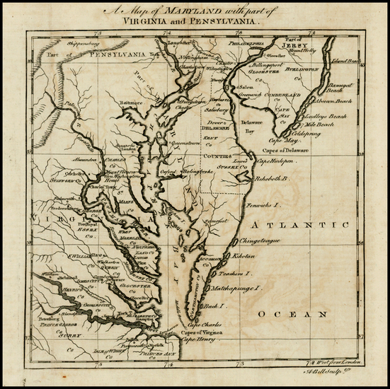 58-Mid-Atlantic and Southeast Map By Andrew Bell