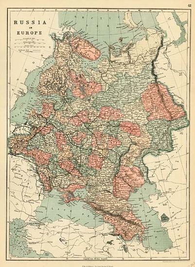 1-Europe, Poland, Russia and Baltic Countries Map By J. David Williams