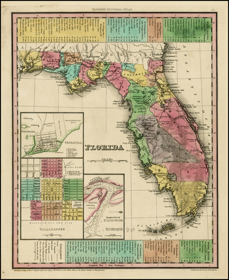 57-Florida Map By Henry Schenk Tanner
