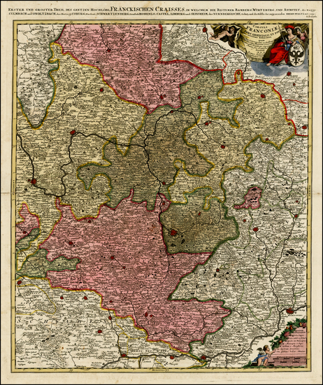 52-Süddeutschland Map By Peter Schenk