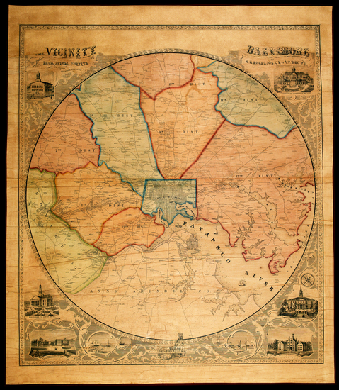 12-Maryland Map By K. P. Brown / A. E. Rogerson