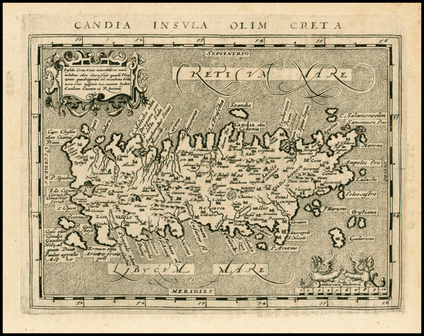 16-Balearic Islands and Greece Map By Giovanni Antonio Magini