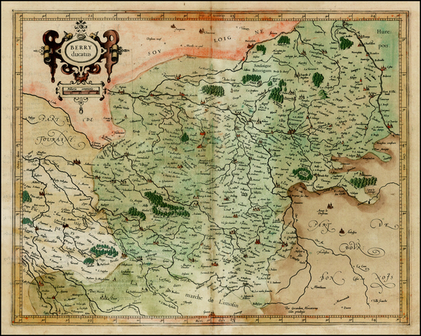 23-France Map By  Gerard Mercator