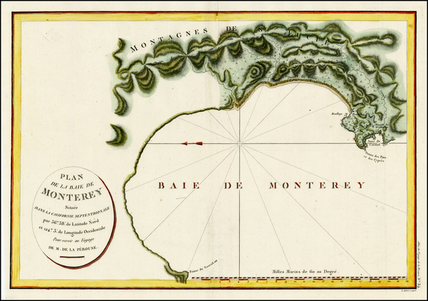 24-California Map By Jean Francois Galaup de La Perouse