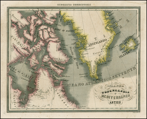 57-Polar Maps, Canada and Balearic Islands Map By Francesco Marmocchi