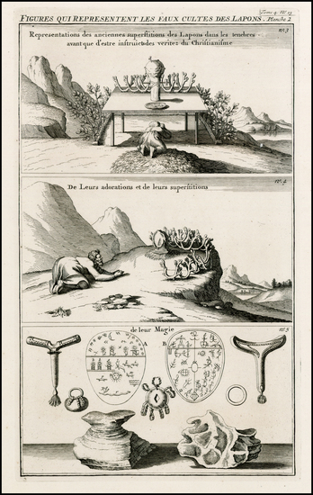 42-Polar Maps and Scandinavia Map By Henri Chatelain