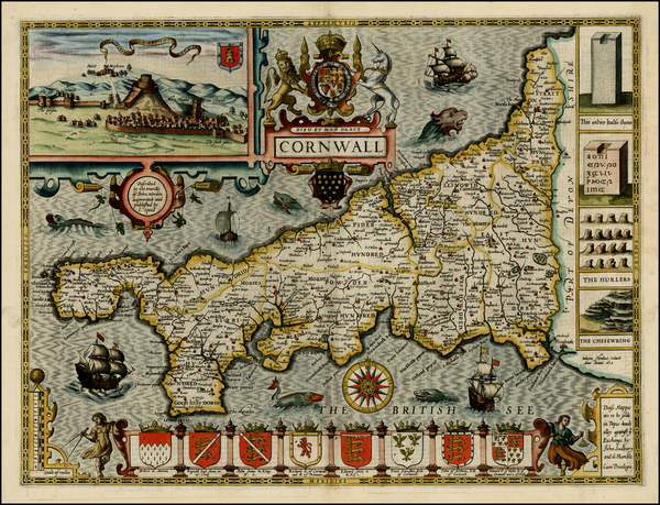 77-British Isles Map By John Speed