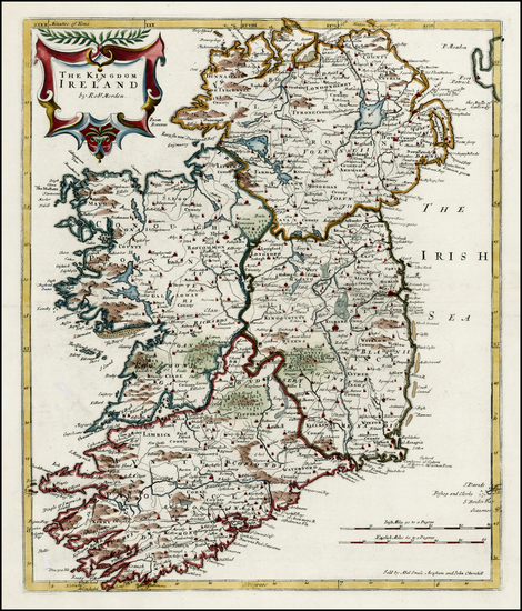 77-Ireland Map By Robert Morden