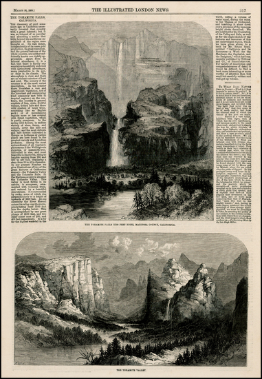 58-California Map By Illustrated London News