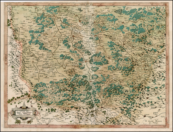 94-France Map By  Gerard Mercator