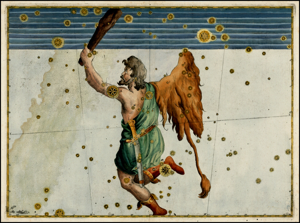 9-Celestial Maps Map By Johann Bayer